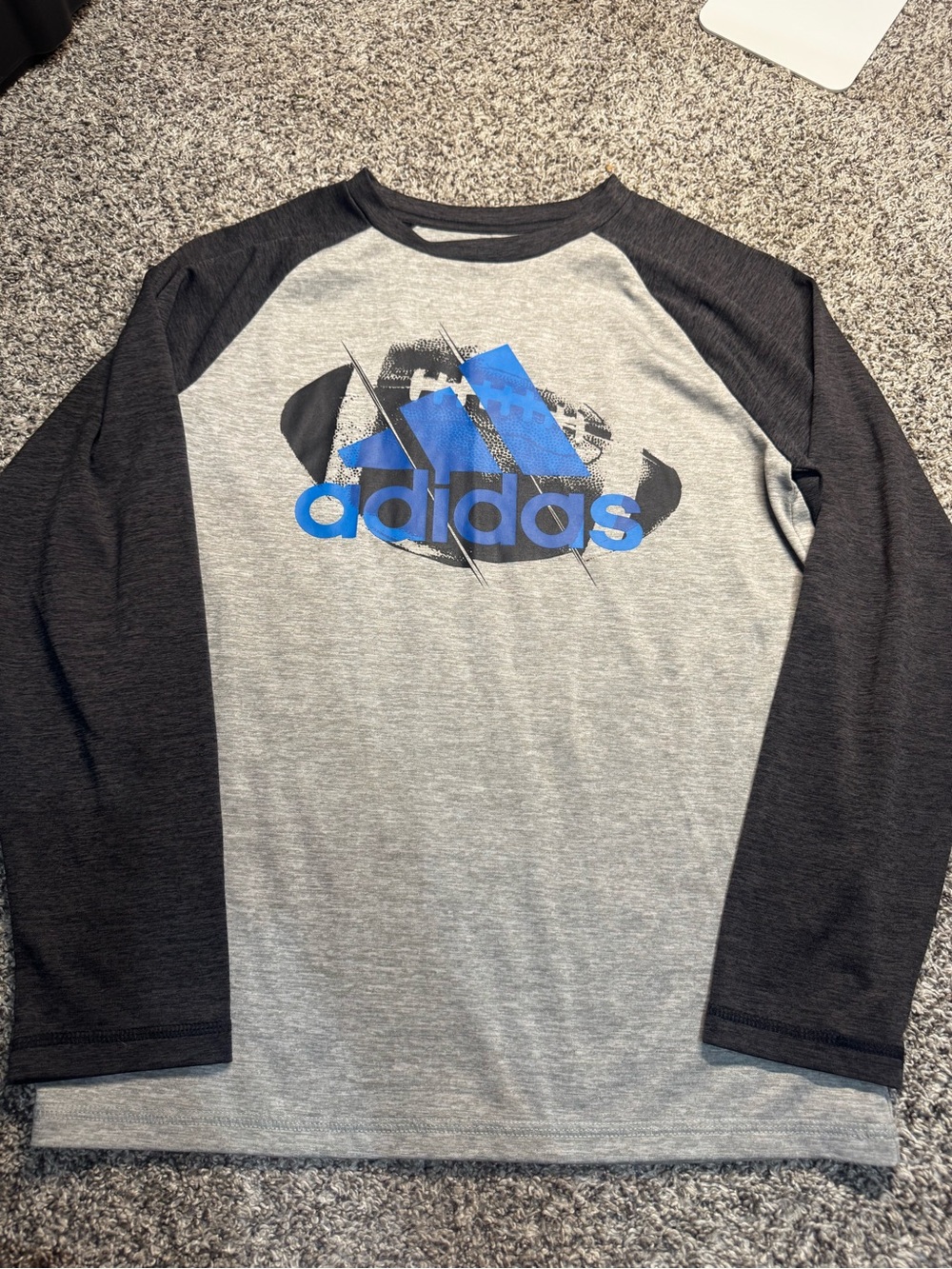 boys ADIDAS long sleeve tee